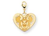 Disney Minnie Heart Lobster Clasp Charm