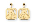 Disney Winnie the Pooh Dangle Post Earrings