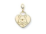 Disney Winnie the Pooh Heart Lobster Clasp
