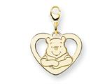 Disney Winnie the Pooh Heart Lobster Clasp