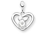 Disney Piglet Heart Lobster Clasp Charm