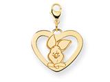 Disney Piglet Heart Lobster Clasp Charm