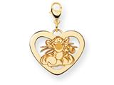 Disney Tigger Heart Lobster Clasp Charm