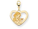 Disney Snow White Heart Lobster Clasp Charm