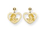 Disney Snow White Heart Dangle Post Earrin