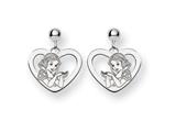 Disney Snow White Heart Dangle Post Earri