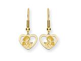 Disney Snow White Heart Dangle Wire Earrin
