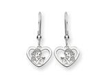 Disney Snow White Heart Dangle Wire Earri