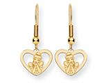 Disney Cinderella Heart Dangle Wire Earrings