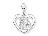 Disney Aurora Heart Lobster Clasp Charm
