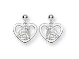 Disney Aurora Heart Dangle Post Earrings