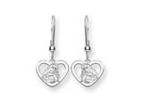 Disney Aurora Heart Dangle Wire Earrings