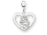 Disney Belle Heart Lobster Clasp Charm