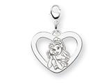 Disney Belle Heart Lobster Clasp Charm