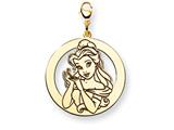 Disney Belle Round Lobster Clasp Charm