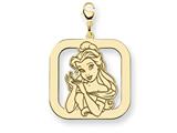Disney Belle Square Lobster Clasp Charm