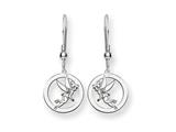 Disney Tinker Bell Round Dangle Wire Earr