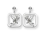 Disney Tinker Bell Square Dangle Post Earr
