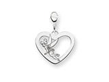 Disney Tinker Bell Heart Lobster Clasp Ch