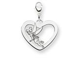 Disney Tinker Bell Heart Lobster Clasp Cha