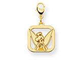 Disney Tinker Bell Square Lobster Clasp Charm