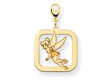 Disney Tinker Bell Square Lobster Clasp Charm