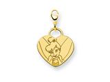 Disney Tinker Bell Heart Lobster Clasp Cha