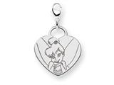 Disney Tinker Bell Heart Lobster Clasp Ch