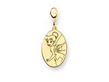 Disney Tinker Bell Oval Lobster Clasp Char