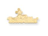 Personalized Disney Mickey Mouse Nameplate (up to 9 Letters) - Chain Included