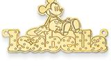 Personalized Disney Mickey Mouse Nameplate (up to 9 Letters) - Chain Included