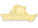Personalized Disney Winnie The Poo Nameplate (up to 9 Letters) - Chain Included