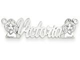 Personalized Disney Jasmine Nameplate (up to 9 Letters) - Chain Included