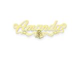 Personalized Disney Jasmine Nameplate (up to 9 Letters) - Chain Included