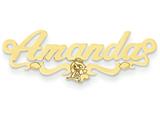 Personalized Disney Jasmine Nameplate (up to 9 Letters) - Chain Included