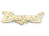 Personalized Disney Jasmine Nameplate (up to 9 Letters) - Chain Included