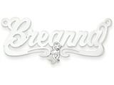 Personalized Disney Jasmine Nameplate (up to 9 Letters) - Chain Included