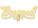 Personalized Disney Jasmine Nameplate (up to 9 Letters) - Chain Included