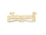 Personalized Disney Jasmine Nameplate (up to 9 Letters) - Chain Included