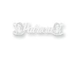 Personalized Disney Snow White Nameplate (up to 9 Letters) - Chain Included