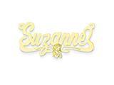 Personalized Disney Snow White Nameplate (up to 9 Letters) - Chain Included