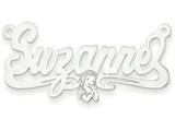 Personalized Disney Snow White Nameplate (up to 9 Letters) - Chain Included