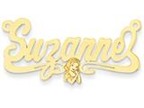 Personalized Disney Snow White Nameplate (up to 9 Letters) - Chain Included