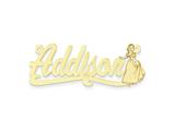 Personalized Disney Snow White Nameplate (up to 9 Letters) - Chain Included