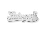 Personalized Disney Snow White Nameplate (up to 9 Letters) - Chain Included
