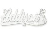 Personalized Disney Snow White Nameplate (up to 9 Letters) - Chain Included