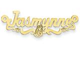 Personalized Disney Aurora Nameplate (up to 9 Letters) - Chain Included