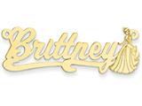 Personalized Disney Cinderella Nameplate (up to 9 Letters) - Chain Included
