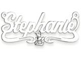 Personalized Disney Cinderella Nameplate (up to 9 Letters) - Chain Included
