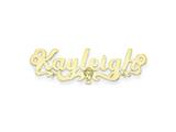 Personalized Disney Cinderella Nameplate (up to 9 Letters) - Chain Included